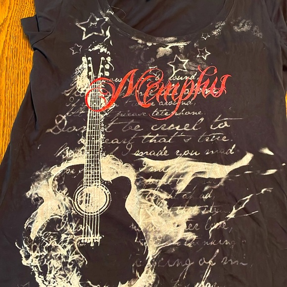 Next Level Apparel Tops - Women’s Memphis Music T Shirt